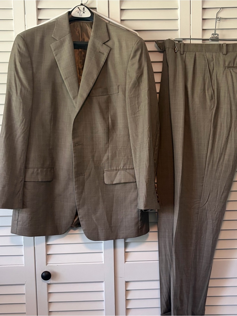 Ralph Lauren Men's Two-Piece Suit in Olive